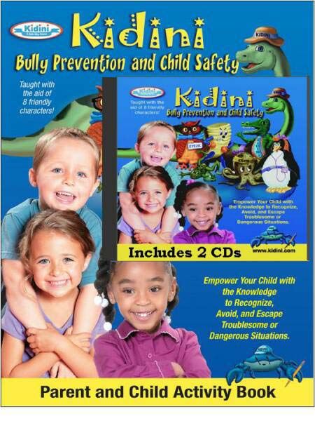 Kidini Bully Prevention Child Safety: Parent and Child Bully Prevention Child Safety Self Defense Escapes Activity Book